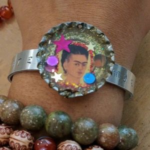 Frida Kahlo, I Create My Reality Cuff